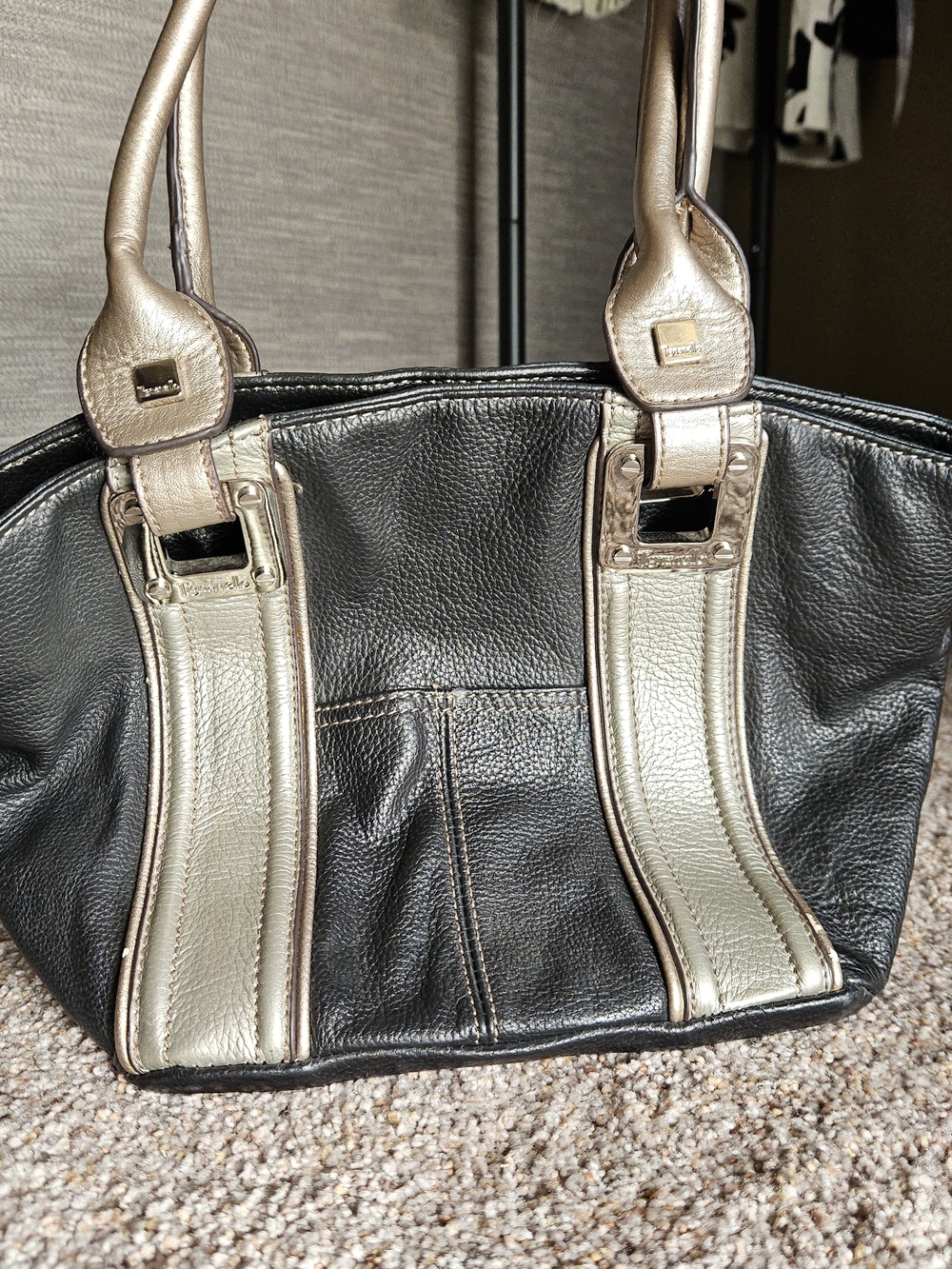Black and Gold Tote Bag - Women